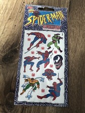 sticker Marvel Spiderman Autocollants Ancien 1996 - Planche 3  Neuf vintage