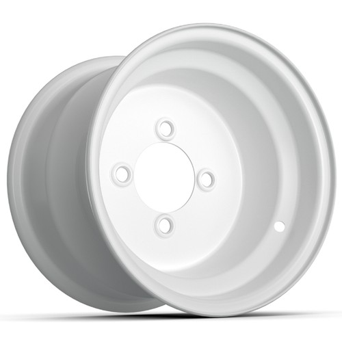 Roue acier blanche - blanche, 10"
