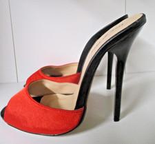 mules sexy high heels Rouges &