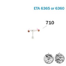 FOURCHE PALETTE partie 710 pour mouvement automatique suisse ETA 6365 ou Eta ...