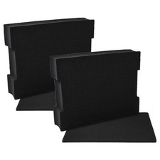 2x Mousse de coffre avec plaque de fond remplace Sortimo 6000003673