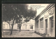 Old postcard Villeblevin, les Colonies Scolaires, Cour interior, Hospital Auxerre 1922 