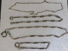 lot 4 chaines argent