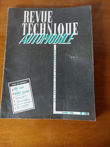 Revue technique automobile - technique,