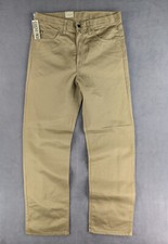 Jean Loose Baggy Vintage 90s Deadstock Levi's 520 W32 L32 Beige Streetwear Relax