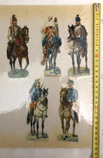 31 Anciens découpis chromos Thème Militaire WW1 Victorian scrap