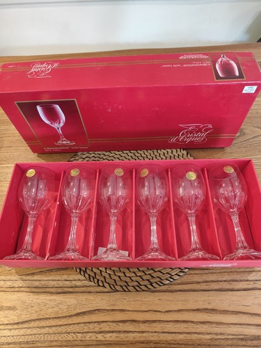 Verres vin cristal - à,