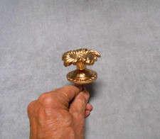 Ancien Bouton Poignée Bronze laiton  forme fleur pour meuble tiroir porte