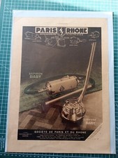 ZM065 beautiful advertising circa 1930 Baby Paris Rhône appliance