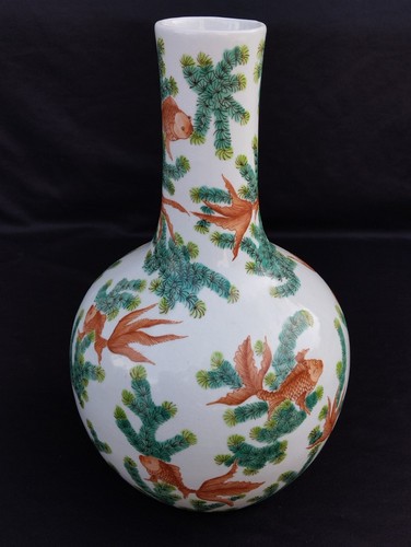 Ancien vase chinois decor - chinois,