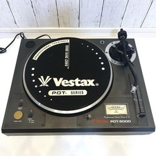 Vestax PDT-5000 Direct Drive DJ Turntable Black | Vintage Japan Player