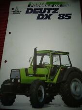 pub TRACTEUR DEUTZ DX 85 AGRICOLE ( ref 37