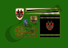 HELI102 STICKERS DECALS HELIUM vélo bike bicycle