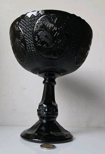Vintage ząbkowice verre noir - verre,