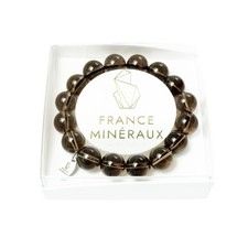 Bracelet Quartz Fumé - Perles