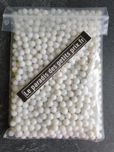 Sachet 1000 billes blanches - 1000,