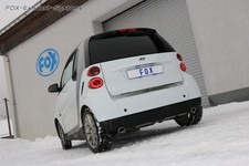 Le Sport Échappement Duplex Incl. Flexible Smart Fortwo Type 451 Chaque 86x54mm