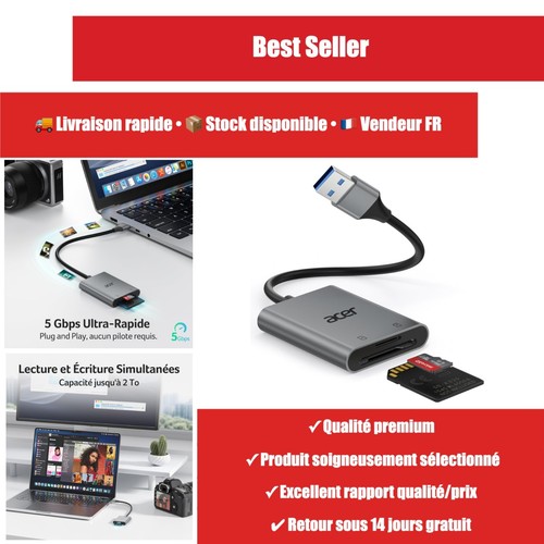 Lecteur cartes usb - usb, 3.0