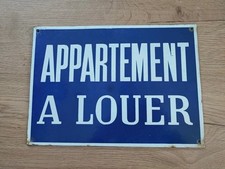 Plaque Émaillée Appartement