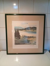 Lithographie(?) Numérotée Signée M. Lescoffit Peintre Franc-Comtois (1924-1999)