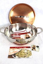 Lagostina Giada Limited Ed. 4Qt. Dutch Oven Stainless Steel/Hammered Copper Lid