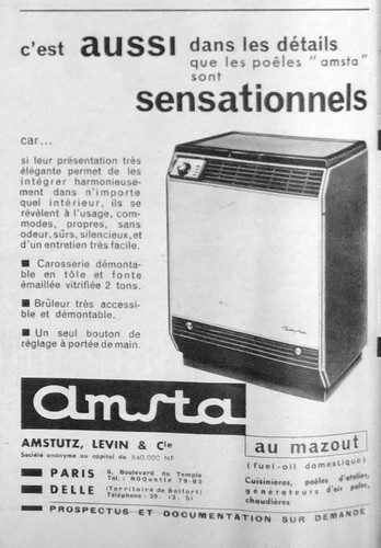 Publicité amsta poêles - amsta, À