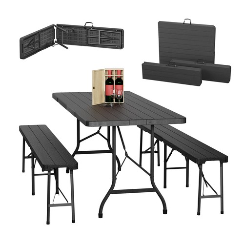 Ensemble table jardin - table, de