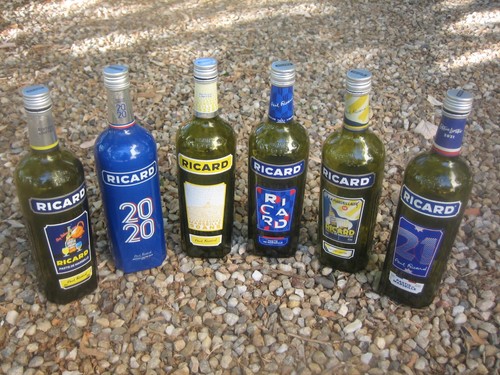 Lot bouteilles de ricard - de,