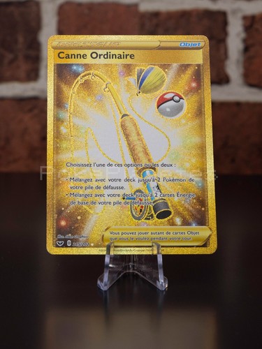 Carte pokémon canne ordinaire - carte,