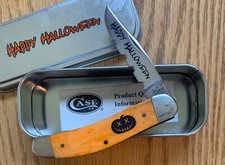 CASE HALLOWEEN PERSIMMON SOWBELLY KNIFE NEVER USED IN BOX #TB6139 SS   GT