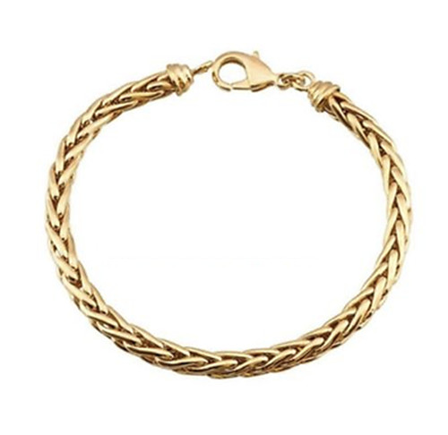 Bracelet maille palmier 19cm - bracelet,