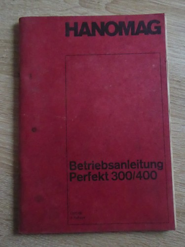 Hanomag tractor perfect 300 - tractor,