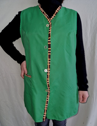Nylon dederon smock apron - nylon,