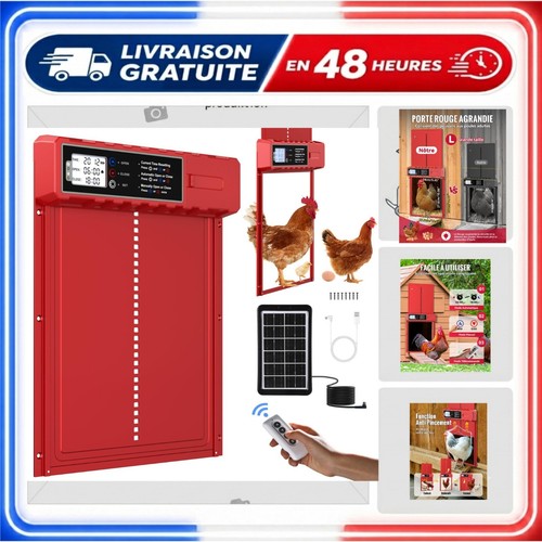 Porte automatique poulailler - porte,