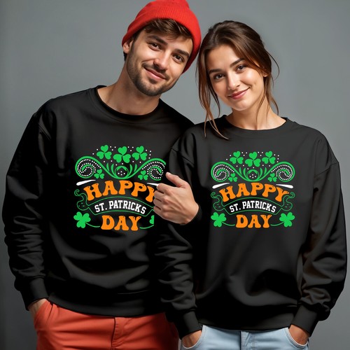 Pull shirt irlandais - pull-shirt, à