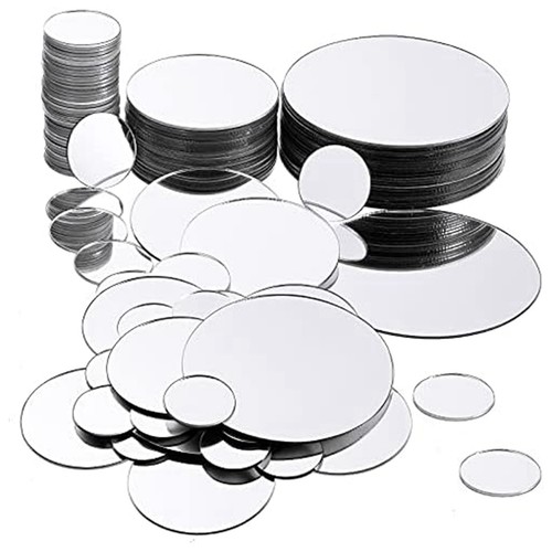 100 pièces miroir - miroir, rond