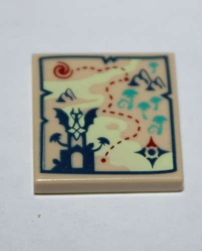 Lego tile 2x2 - tile, to