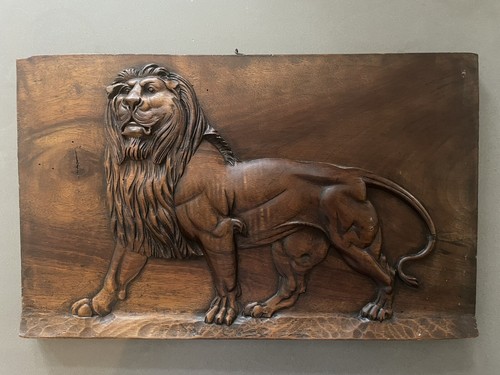 Panneau bas relief sculpté - panneau,