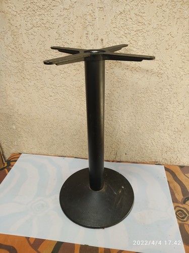 Pied table métal - table, en