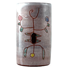 SMALL CERAMIC VASE JEAN RIVIER in VALLAURIS 50, capron/picault/derel/miro...