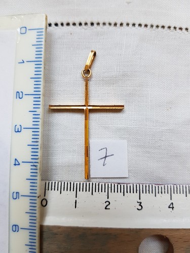 Croix pendentif plaqué - pendentif,