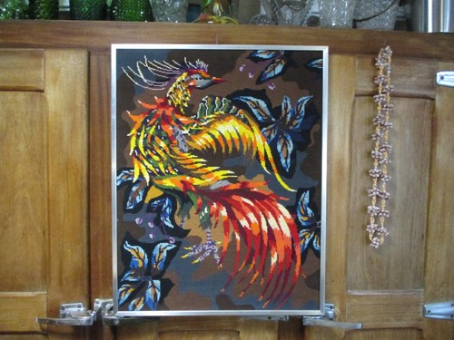 Tapisserie canevas oiseau de - canevas, l'oiseau