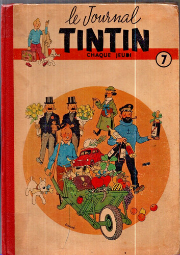 Journal tintin reliure du - journal, n°7