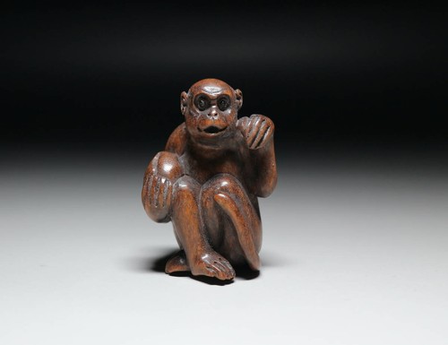 Ancien singe japonais netsuke - ancien,