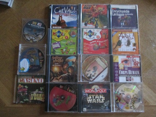 Lot jeux cd rom harry - lot, 15