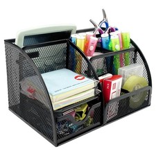 Organisateur de Bureau Noir