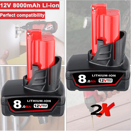 12v pour batterie milwaukee - pour,
