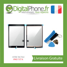 VITRE ECRAN TACTILE + STICKERS  NOIR IPAD 7 (A2197 A2198 A2200) OUTILS TVA