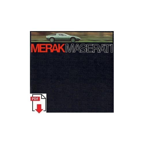 Brochure maserati merak - brochure,