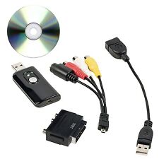 CONVERTISSEUR VIDEO ANALOGIQUE EN NUMERIQUE PC RCA VHS VHS C CAMESCOPE HI8 PC 